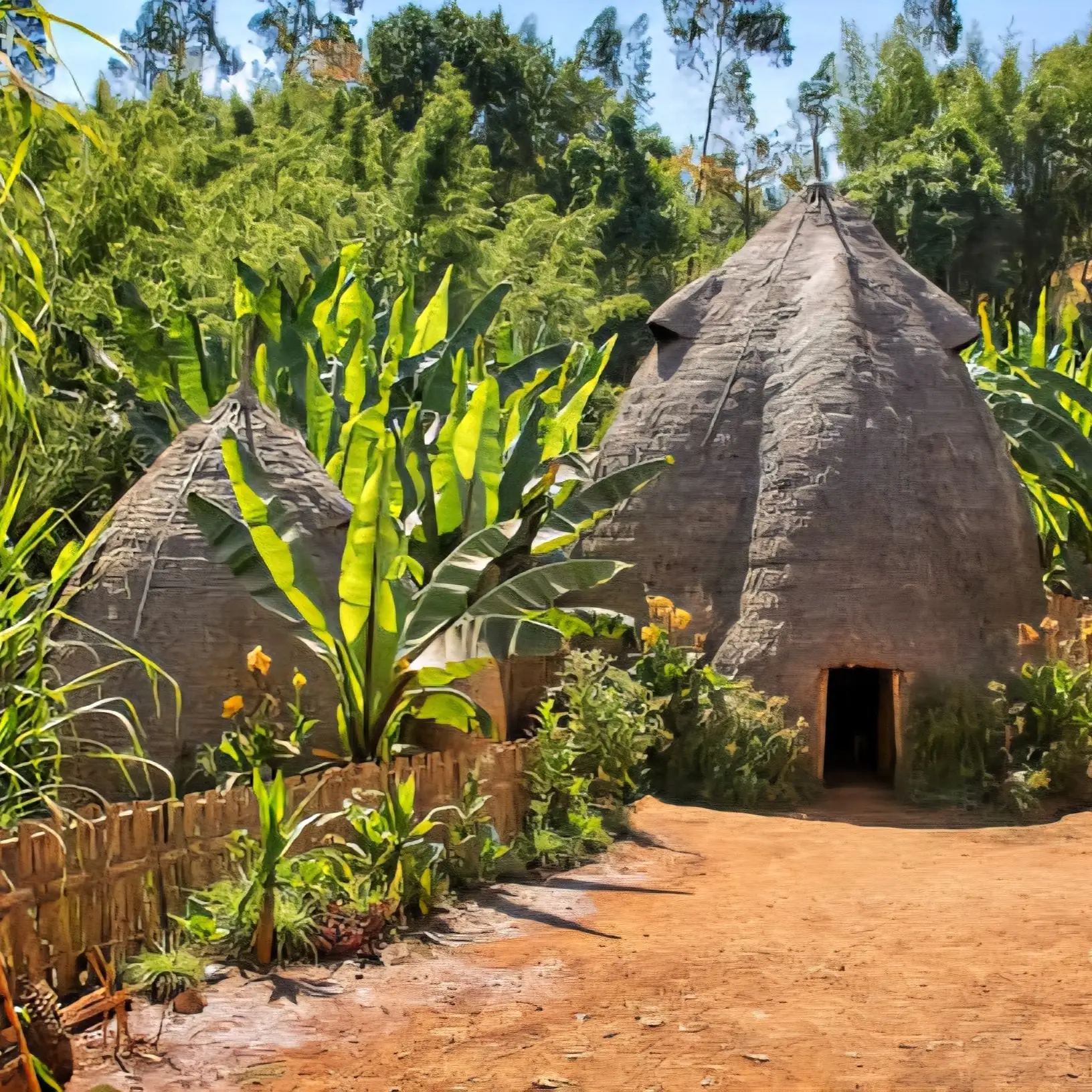 Dorze People Village hut South Ethiopia