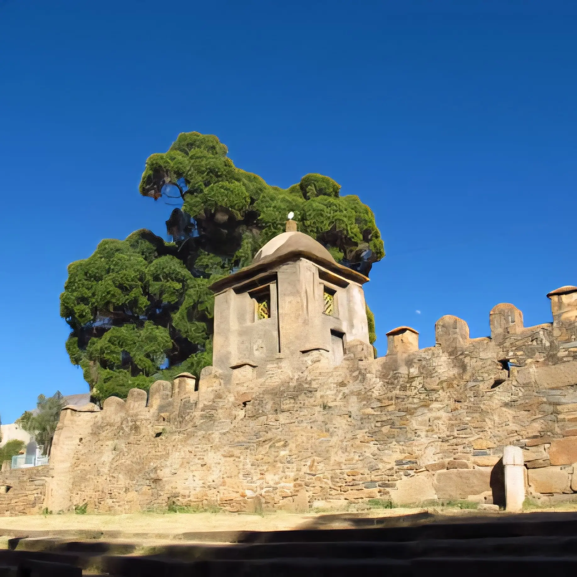 The ancient Orthodox Church in Axum Ethiopia