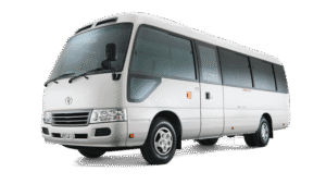 Best Ethiopian Car Rent Toyota Coaster Bus for group and large scale tour